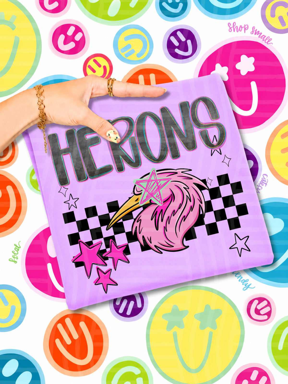 herons starry eyed checks (CAPLINGER) DTF Transfer