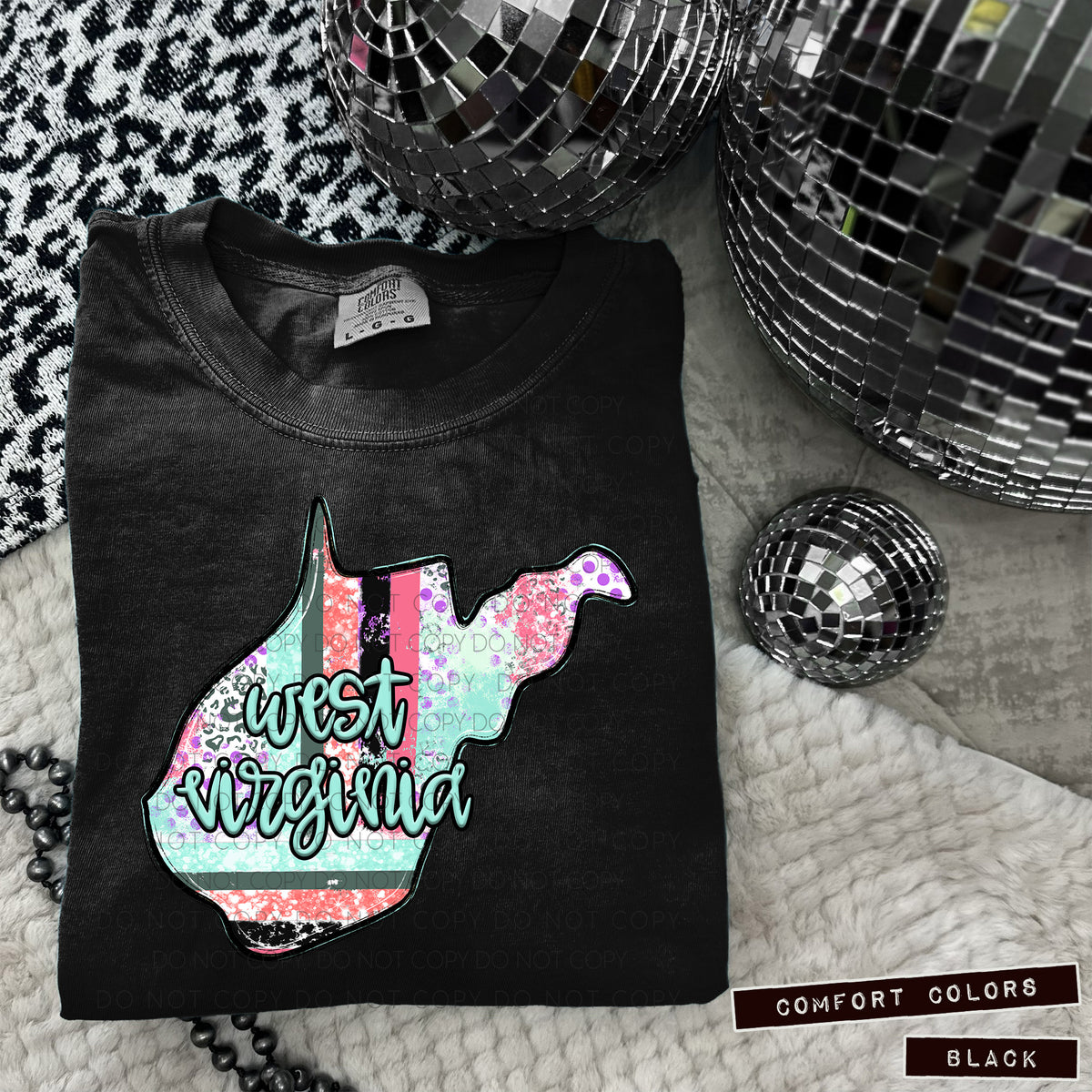 WEST VIRGINIA chic (Caplinger) DTF transfer