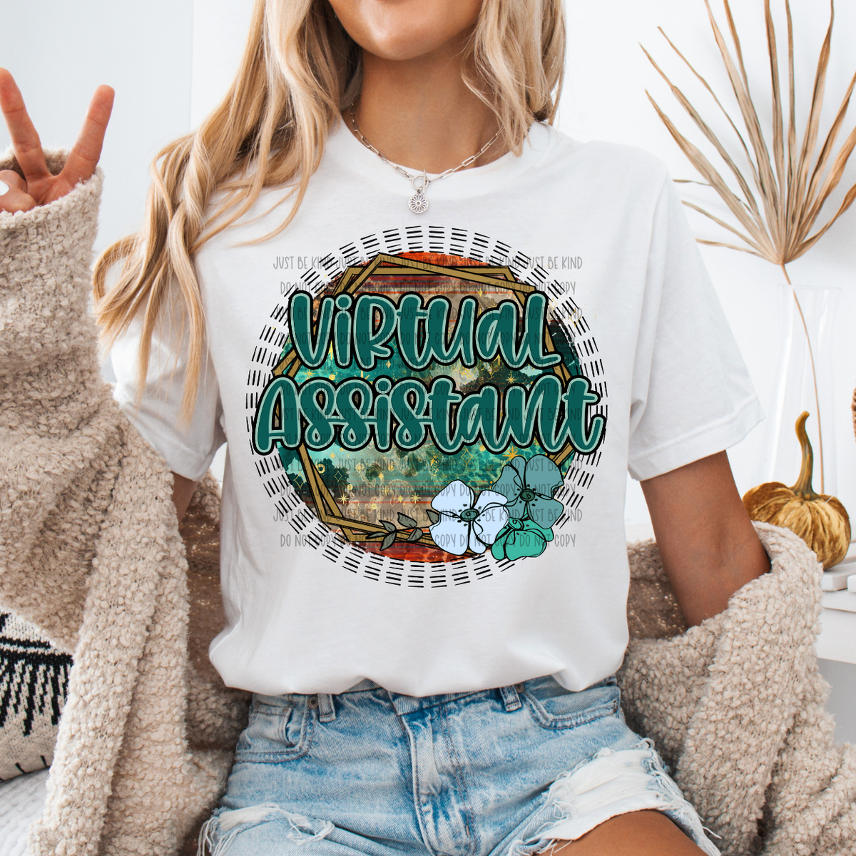 Virtual Assistant (Caplinger) 83661 DTF Transfer