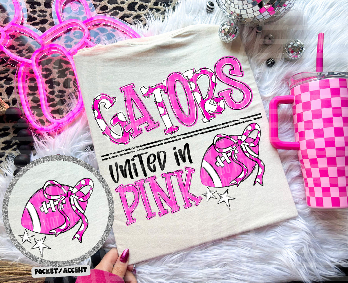 gators united in pink (caplinger) DTF transfer