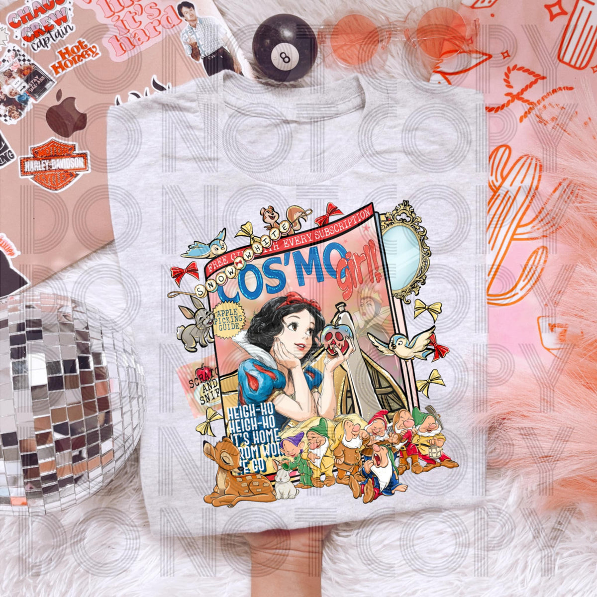 Cosmo Girl s white (renewed hope) DTF transfer