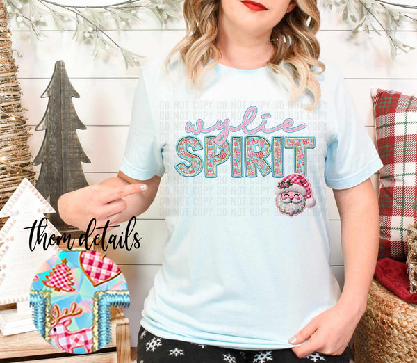 Wylie spirit Christmas (caplinger) 62557 DTF transfer