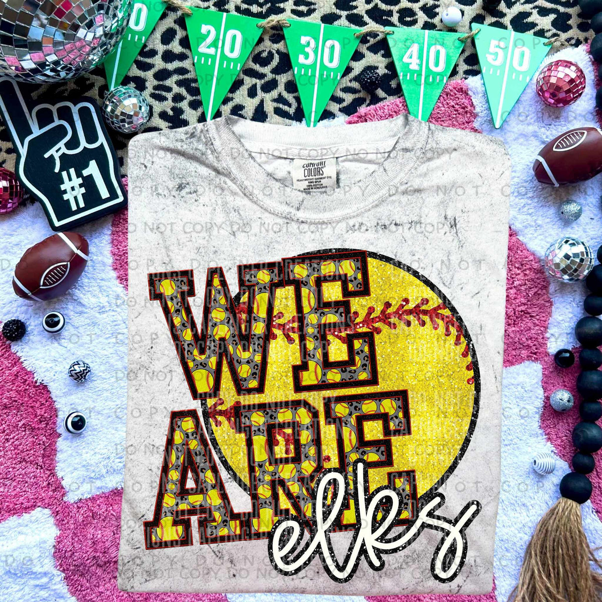 We are elks softball (Caplinger) 79874 DTF transfer