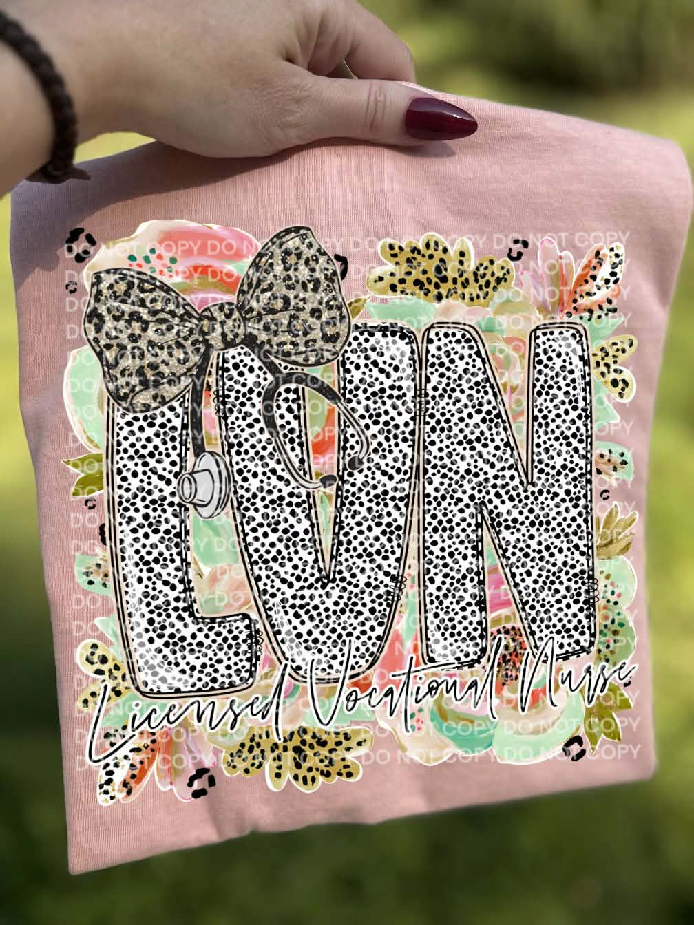 LVN (polka dots) (Scg) DTF Transfer