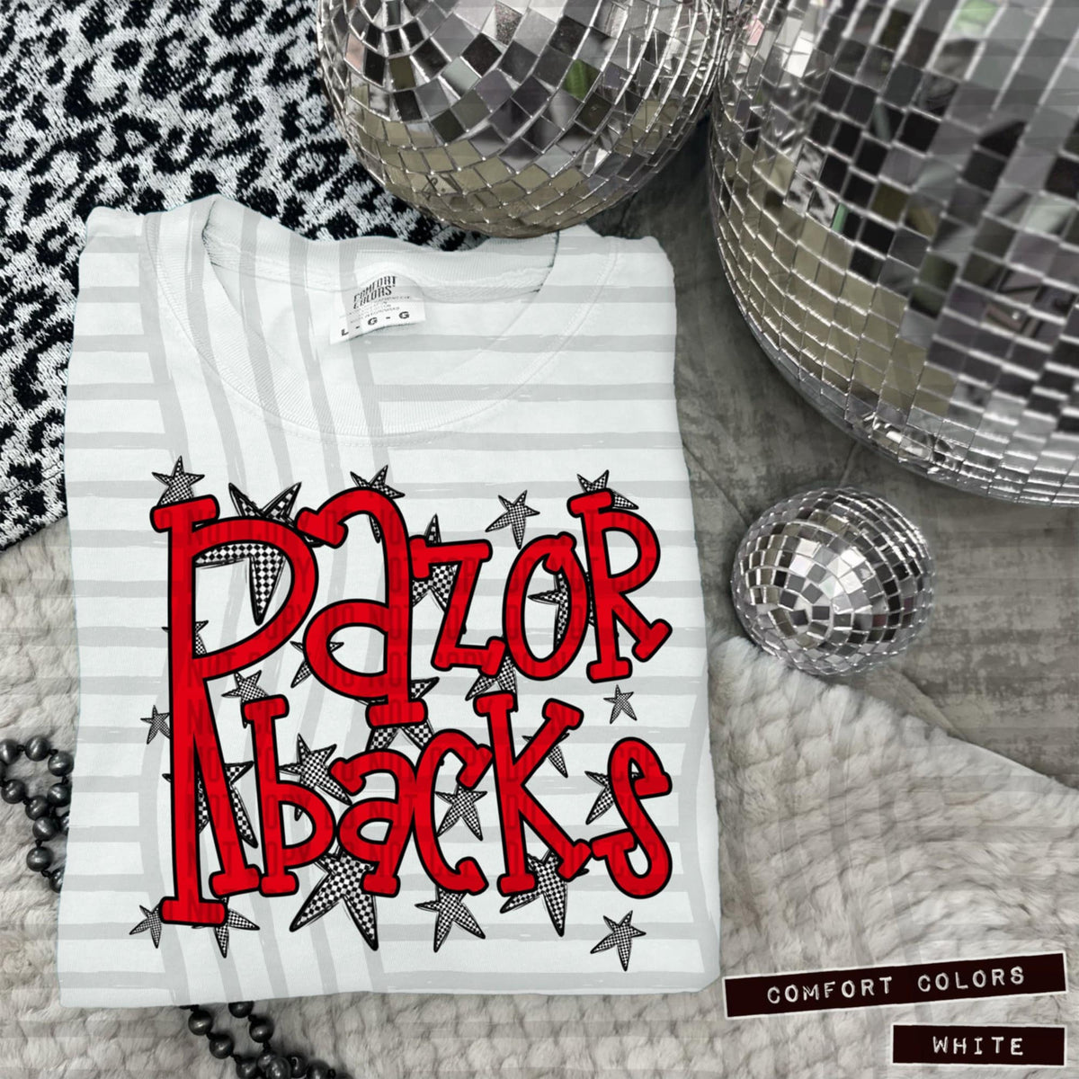 Red Staggered Mascots (Caplinger)