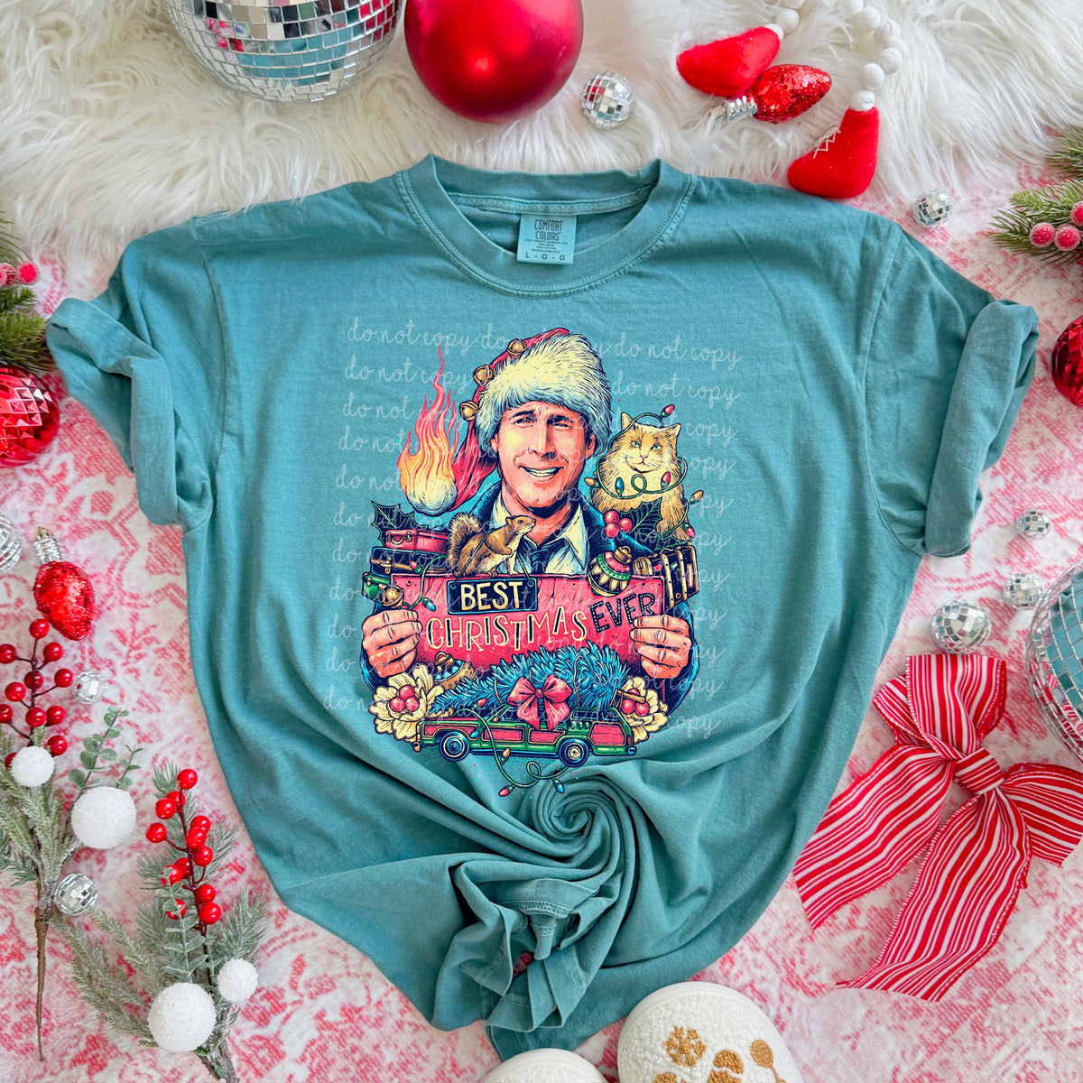 Best Christmas Ever EXCLUSIVE (glitchy) DTF transfer