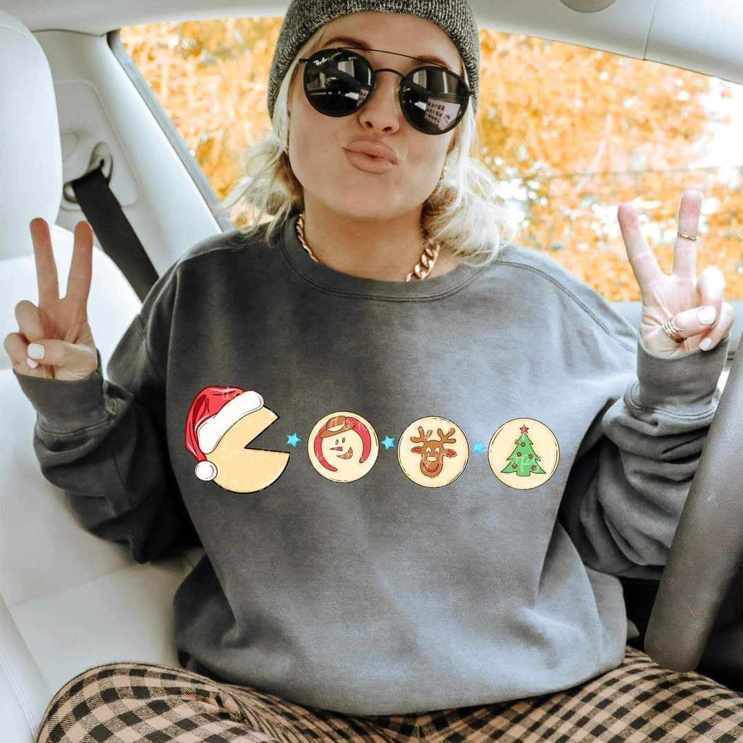 Pac man Christmas cookies (MMD) 62129 DTF transfer