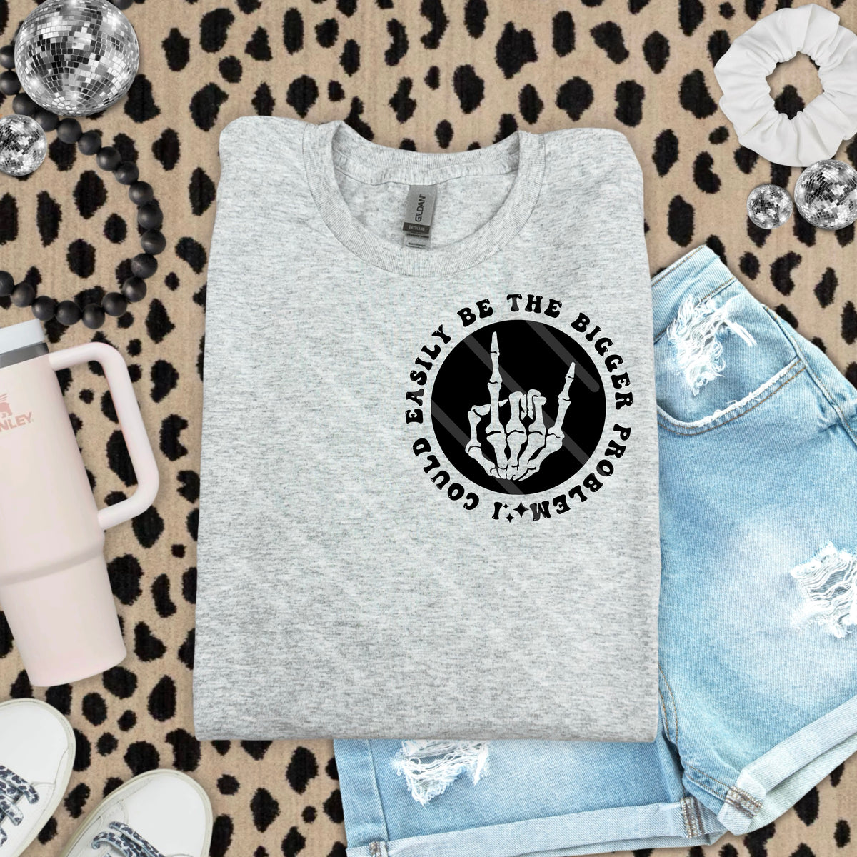 Bigger Person Bigger Problem POCKET HW 114162 DTF transfer