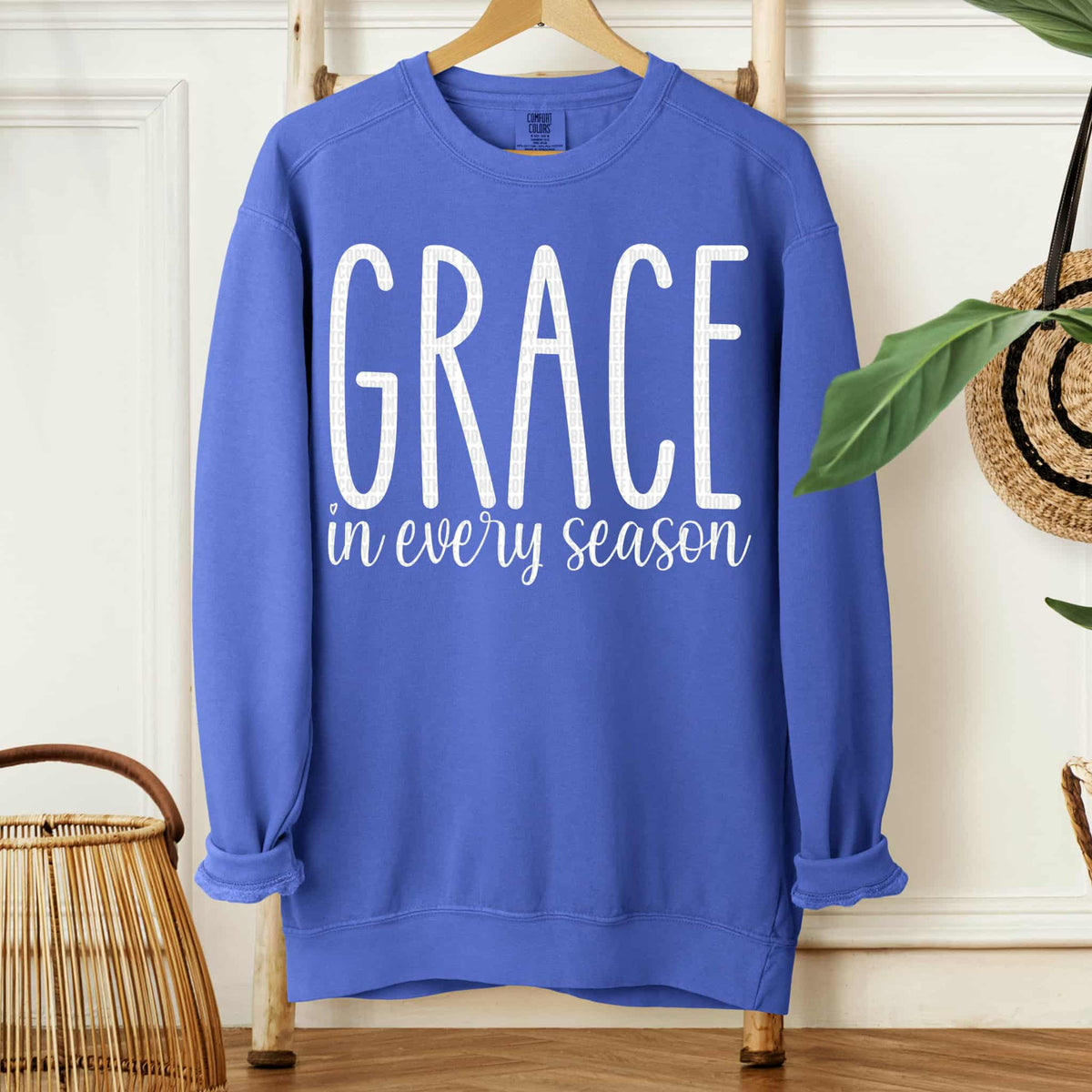 Grace in every season WHITE (SDD) DTF transfer