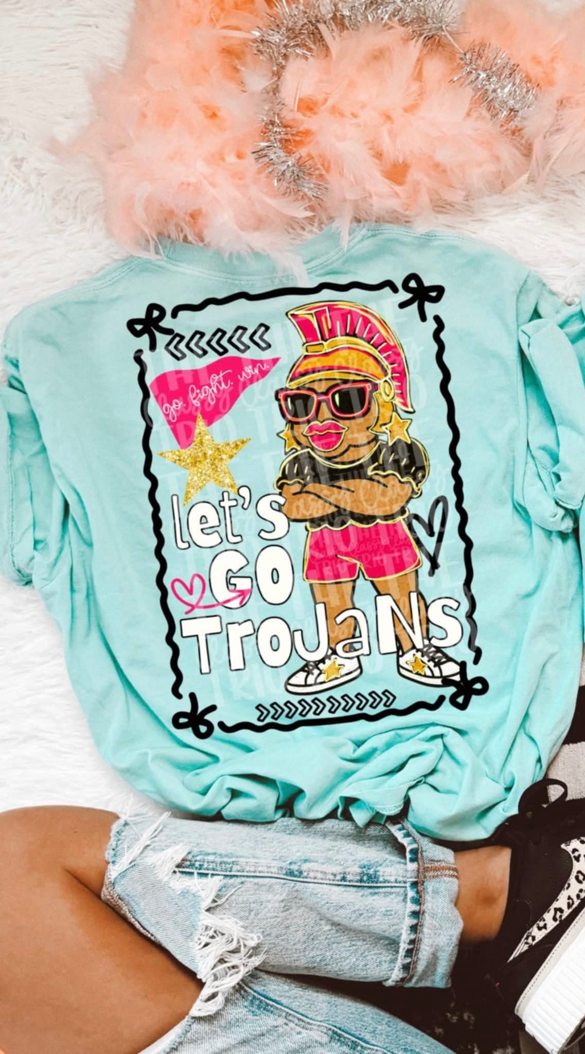 Let’s go mascots frame