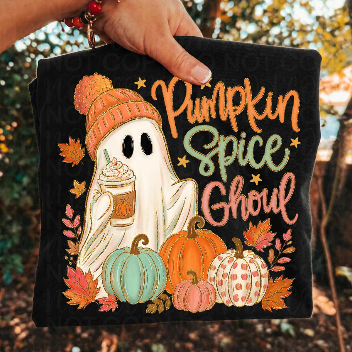Pumpkin spice ghoul Sunday Special DTF transfer