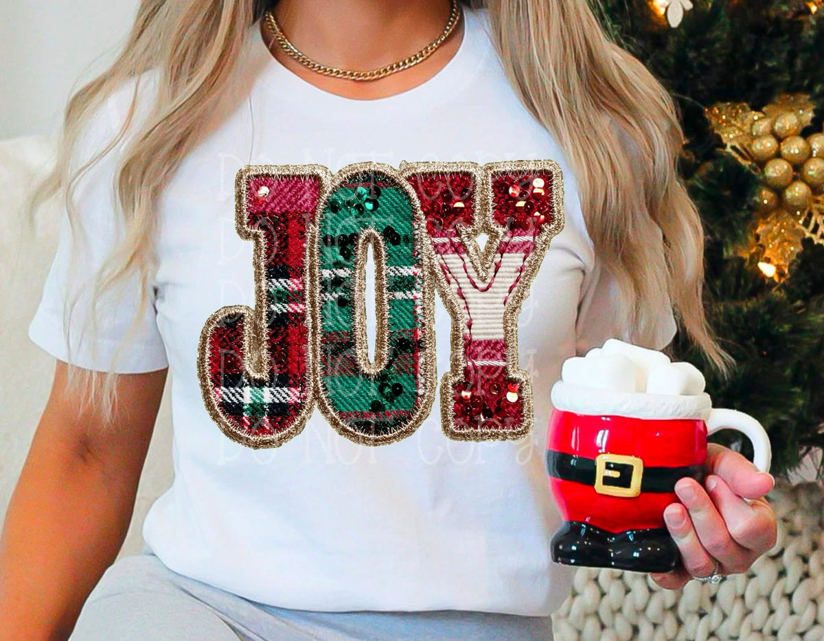 Joy Plaid (C’s) DTF Transfer
