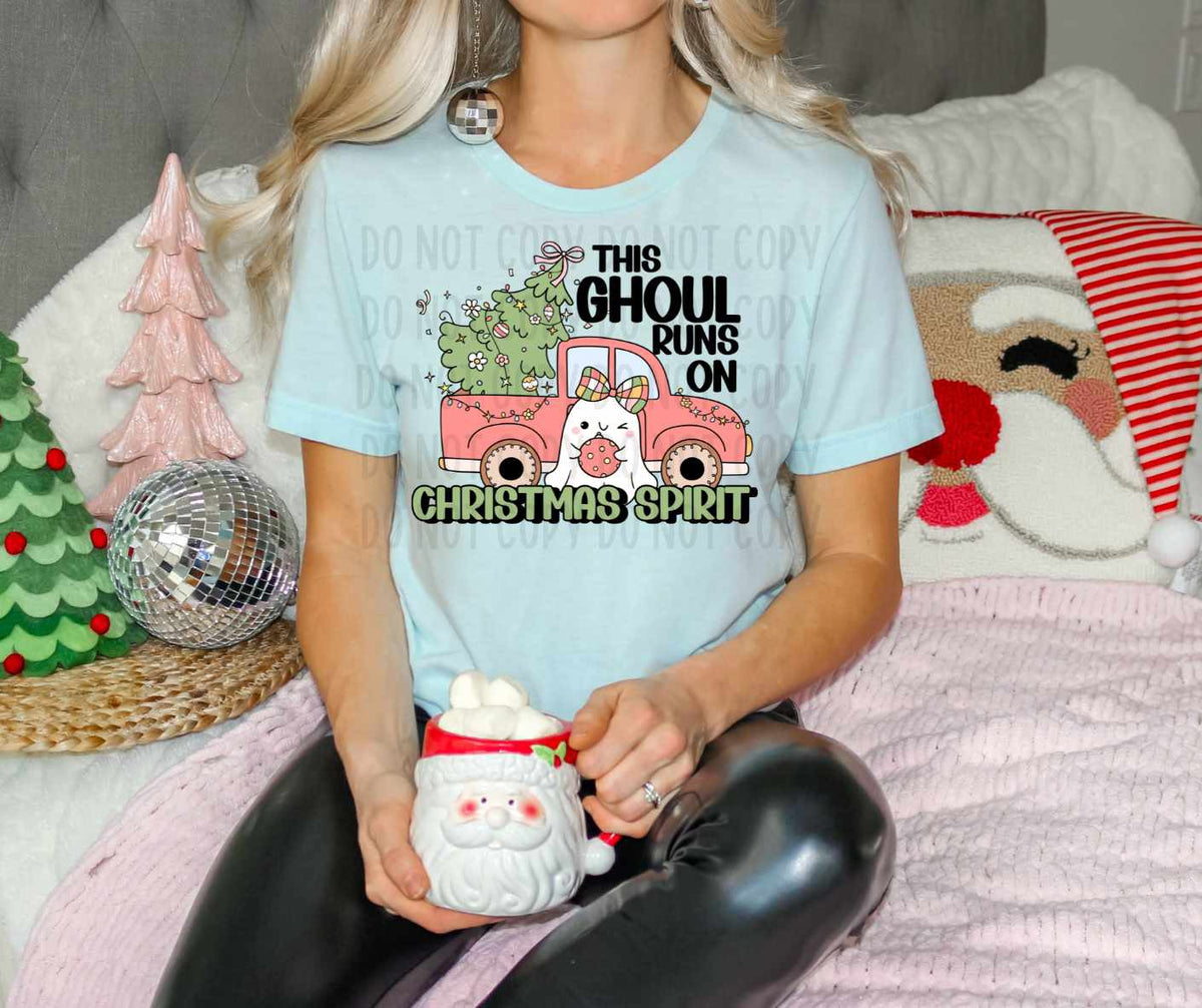 The ghoul runs on Christmas spirit (CANVI) 64966 DTF transfer