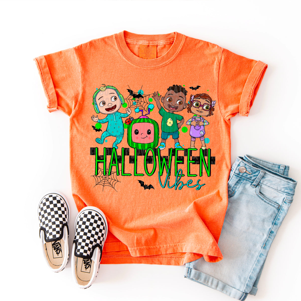 Halloween Vibes melon 113263 DTF transfer