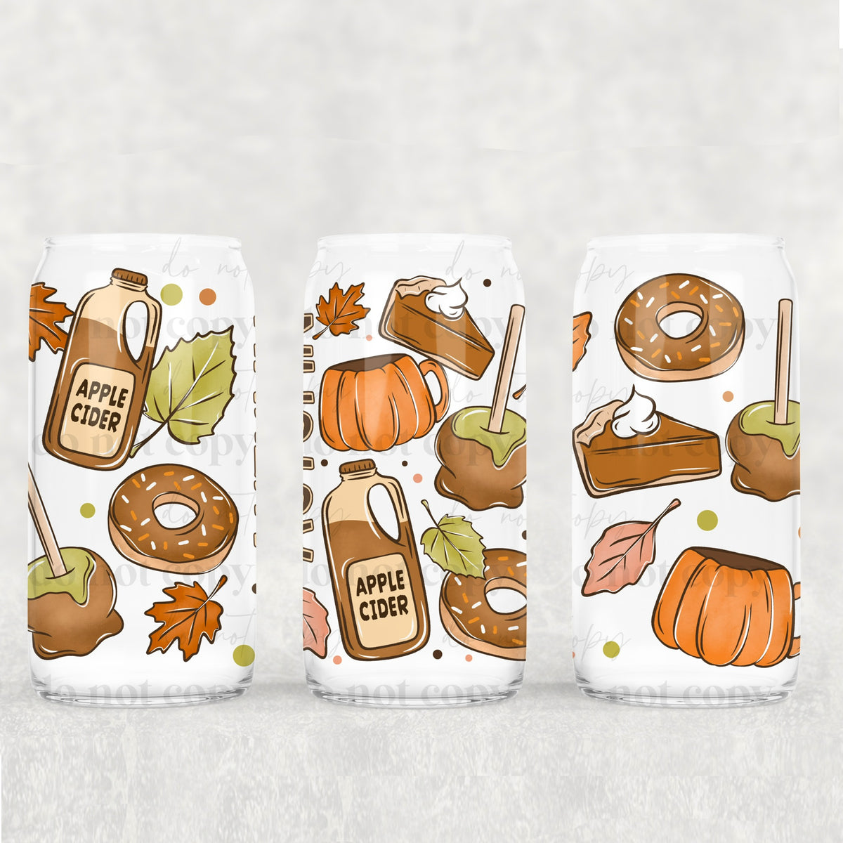 Autumn food (exclusive) UV DTF WRAP
