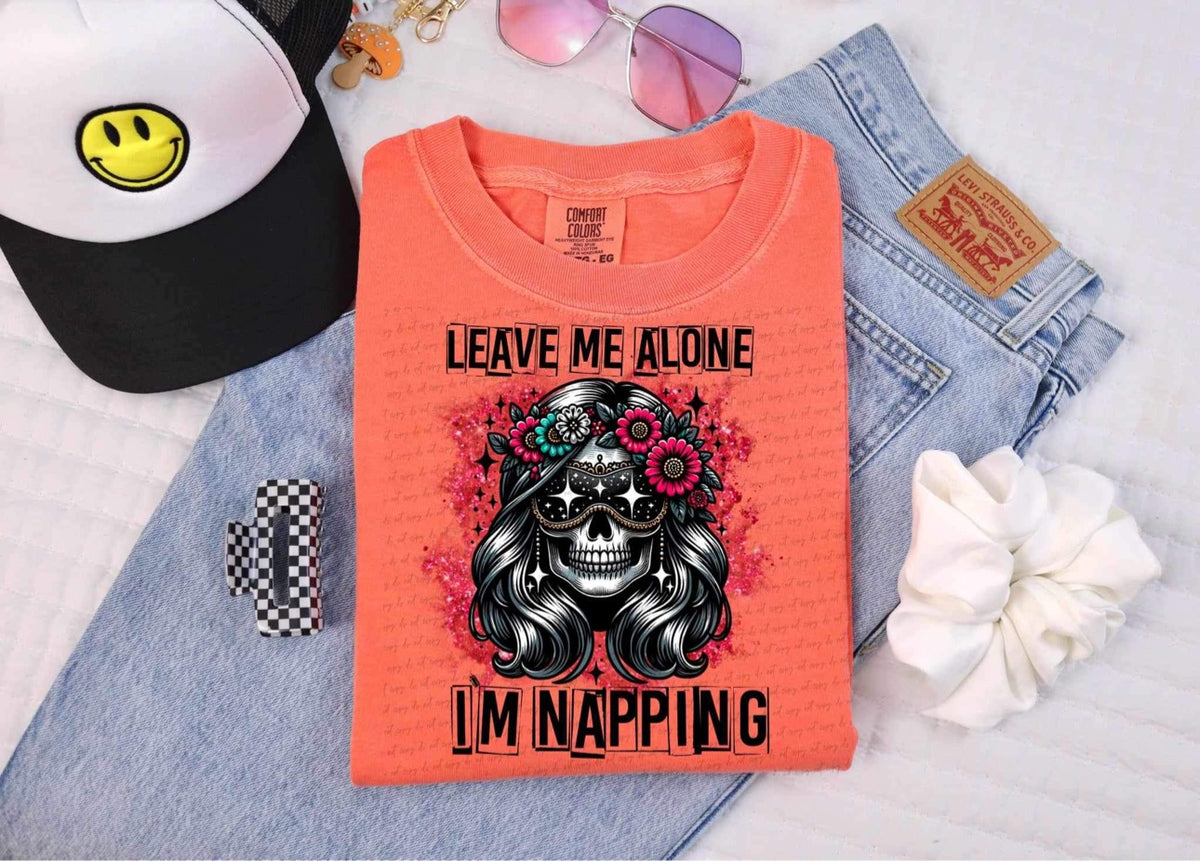 Leave me alone Im napping DTF transfer 13941