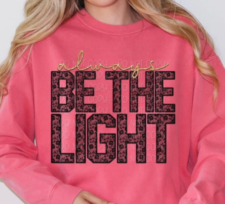 Always be the light black lace 92771 DTF transfer