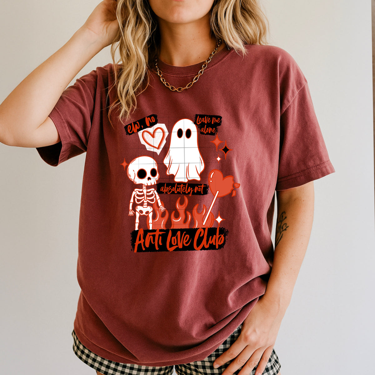 Anti Love Club with BLACK (CSC) DTF transfer