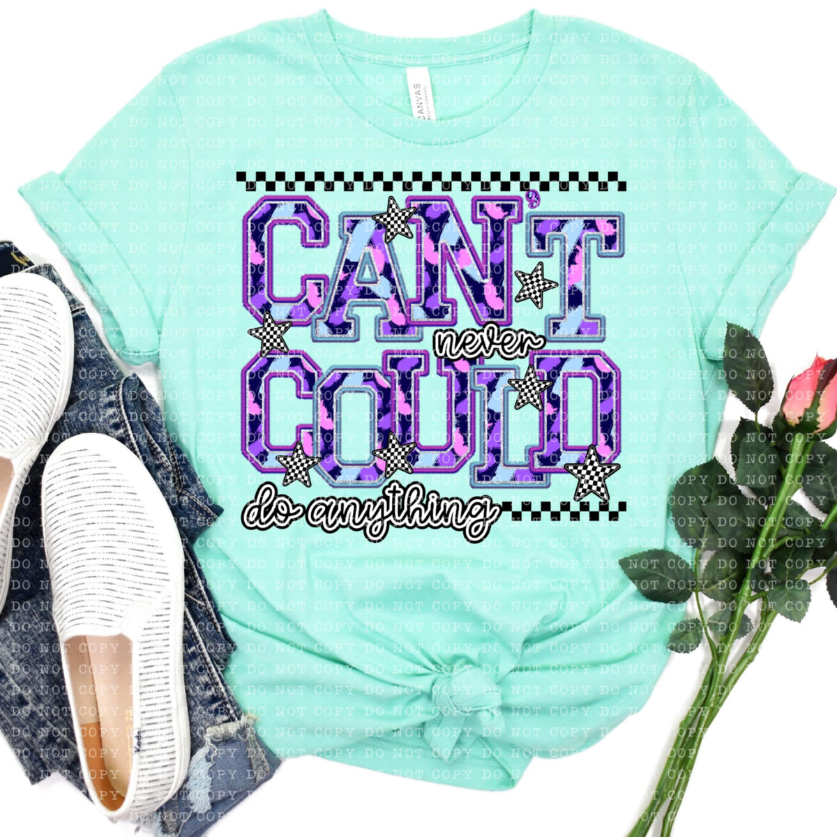 Can’t never could do anything (ECHT) 93904 DTF transfer