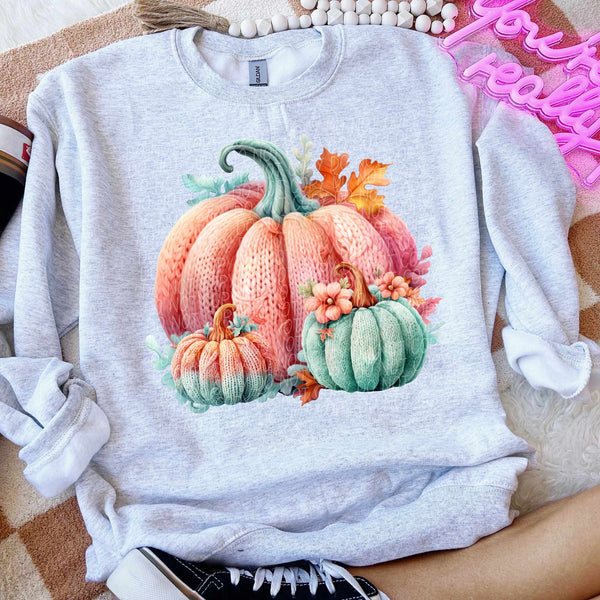 Crocheted pumpkins (CITY) 44361 DTF transfer