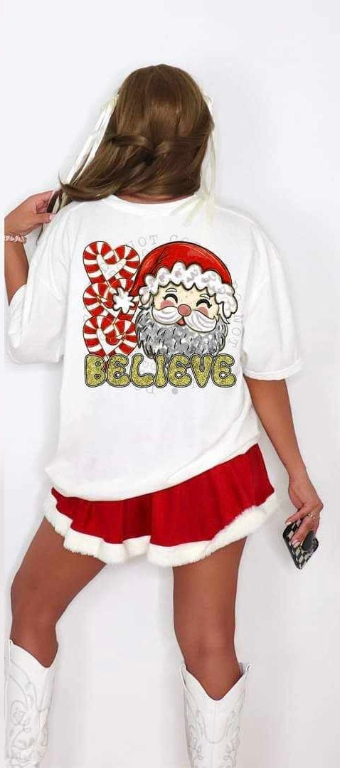Believe red candy canes (C’s) 64758 DTF transfer