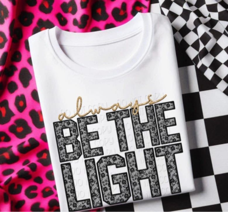 Always be the light black lace 92771 DTF transfer