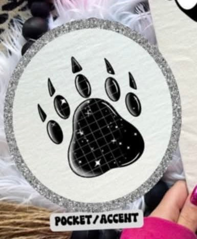 Camping mode pocket (Linda) 106654 DTF transfer