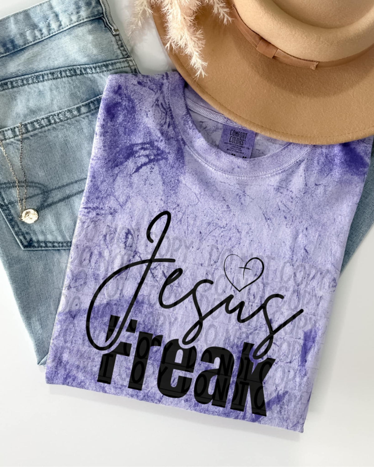 Jesus freak 94585 DTF transfer