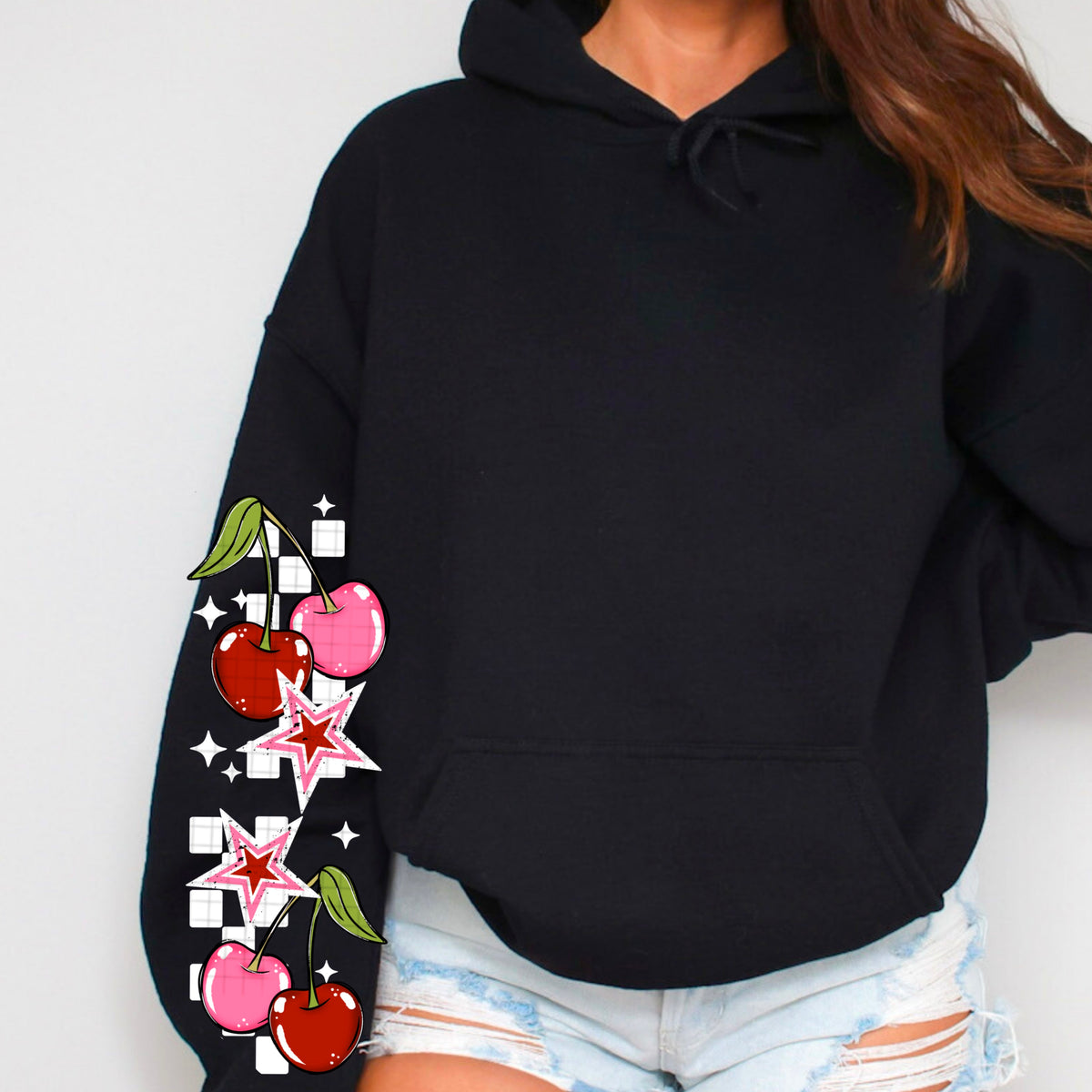 Sweet But Petty WHITE accents (SET OF TWO SLEEVES) (CSC) DTF TransferH