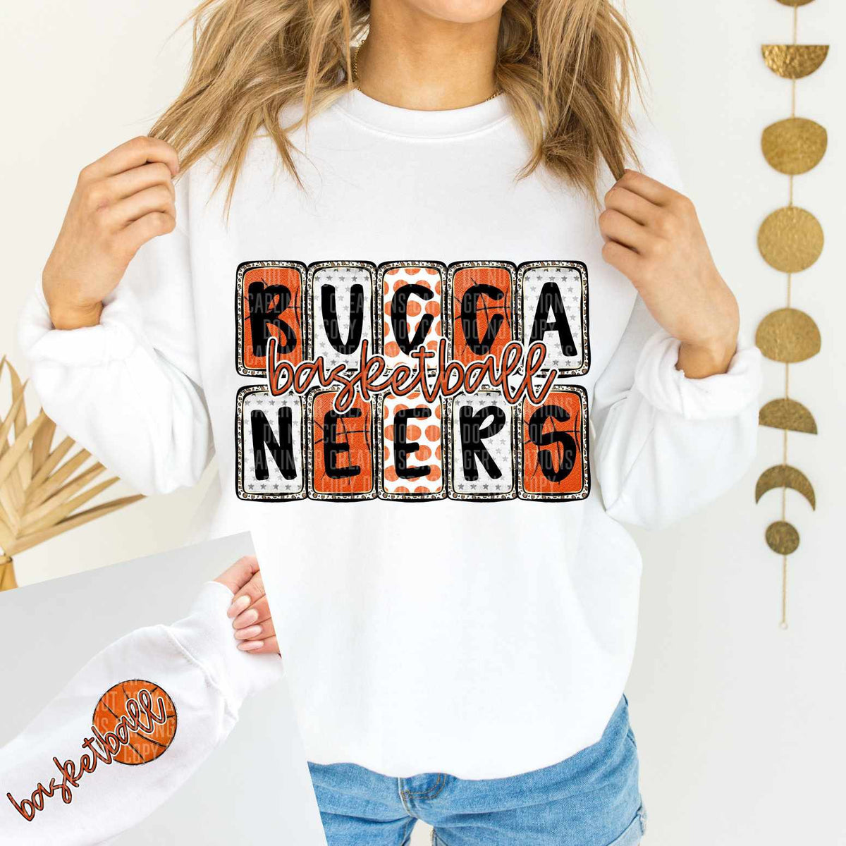 Buccaneers Basketball FRONT (Caplinger) 82859 DTF transfer