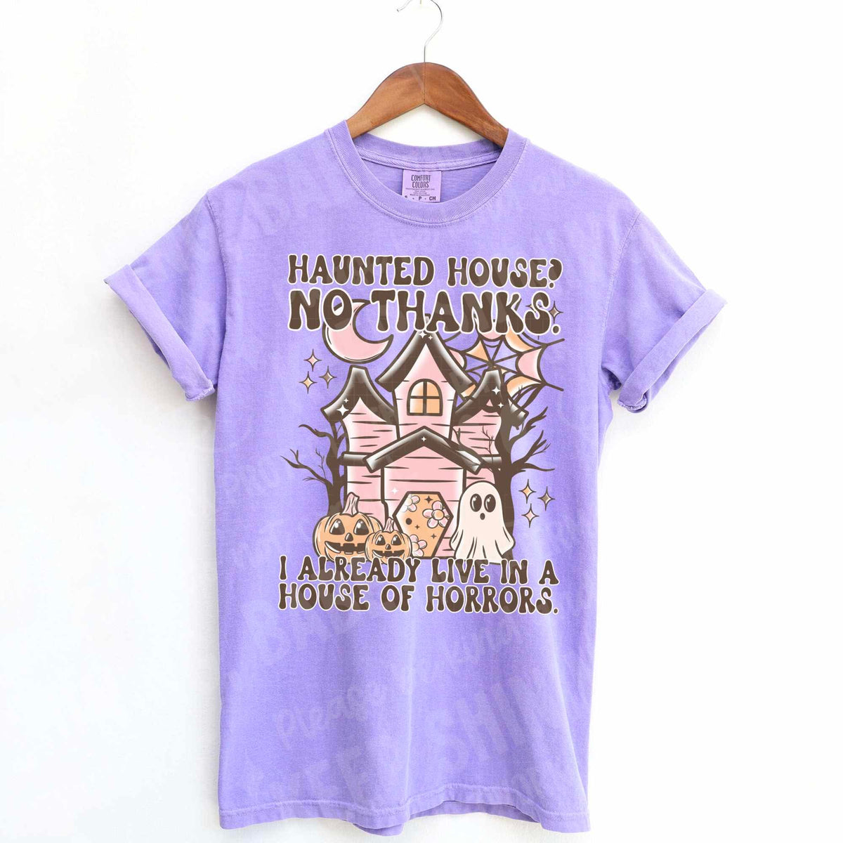 Haunted house no thanks (SAL) DTF transfer