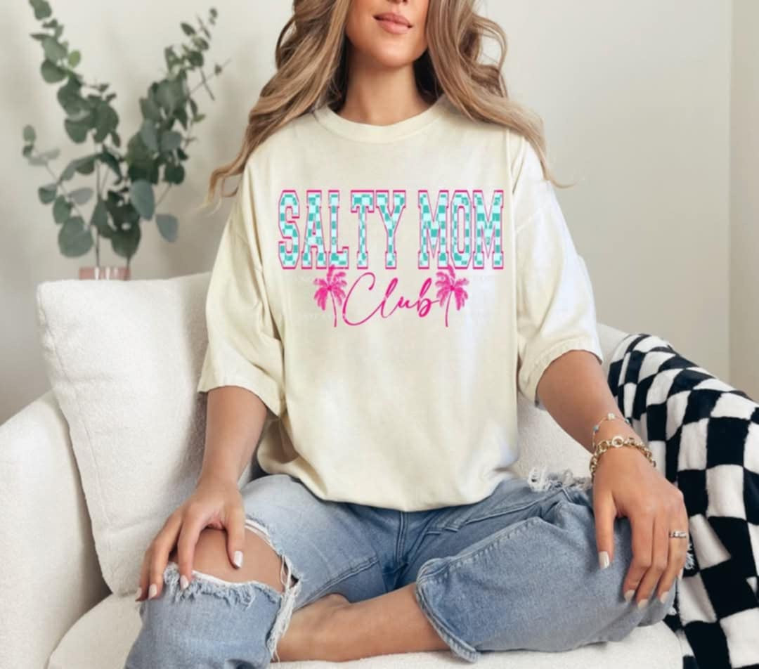Salty mom club (40E) 96880 DTF transfer