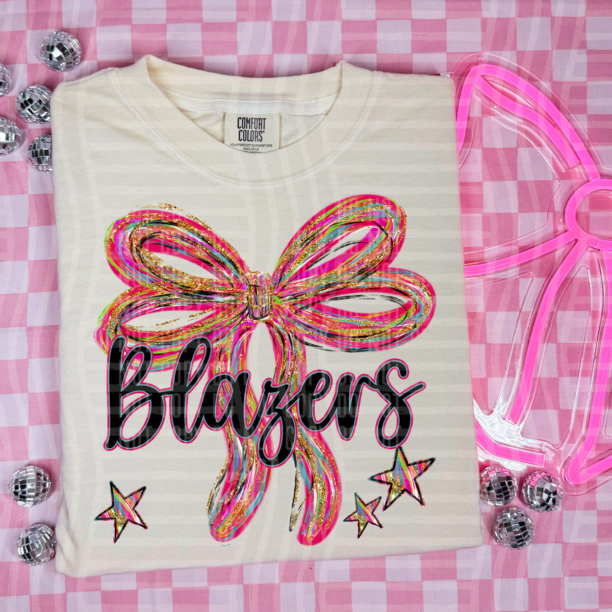 Blazers Whimsical Bow (caplinger) DTF transfer
