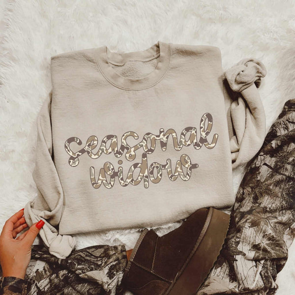 Seasonal widow camo font (SWD) DTF transfer