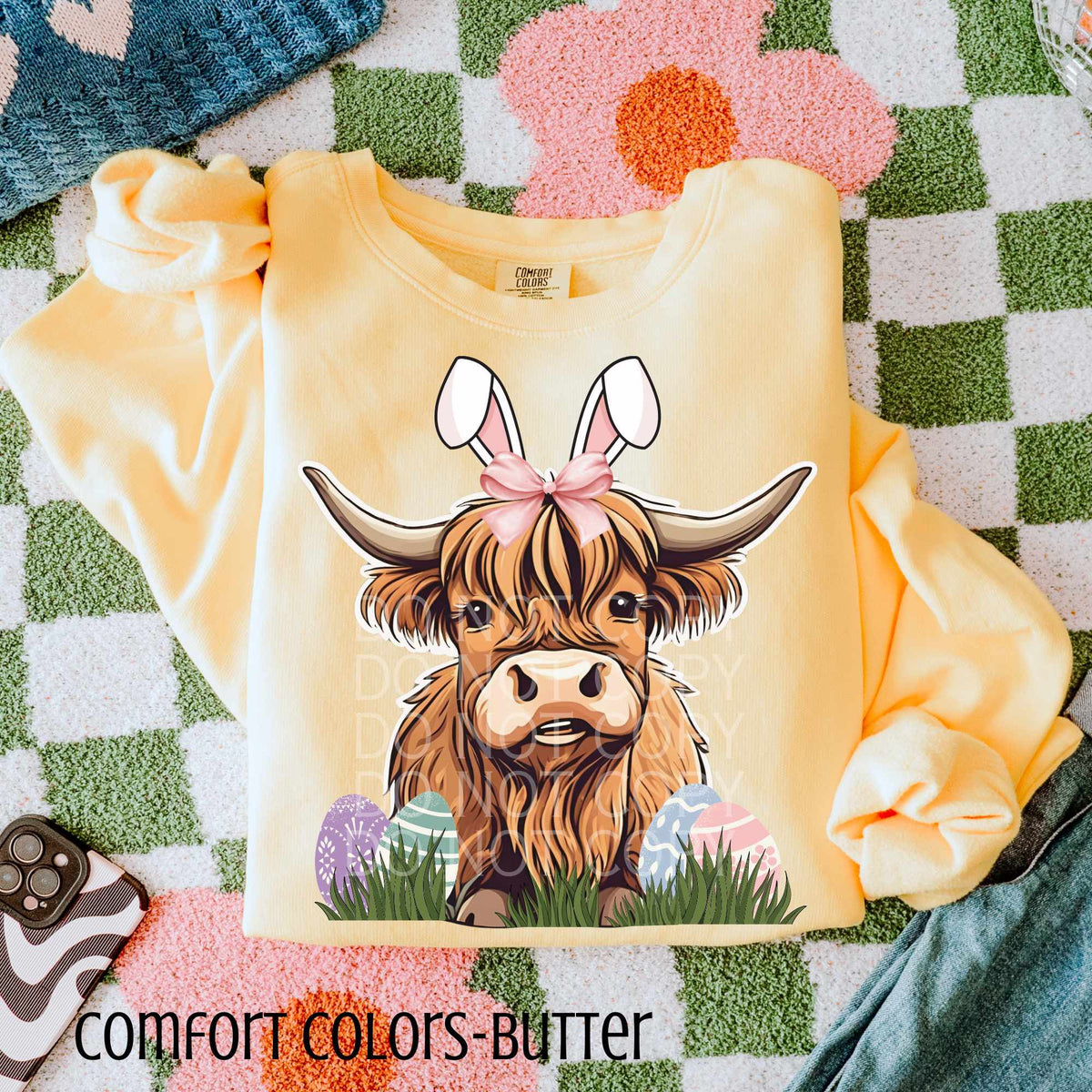 Easter cow (CSG) 82934 DTF transfer