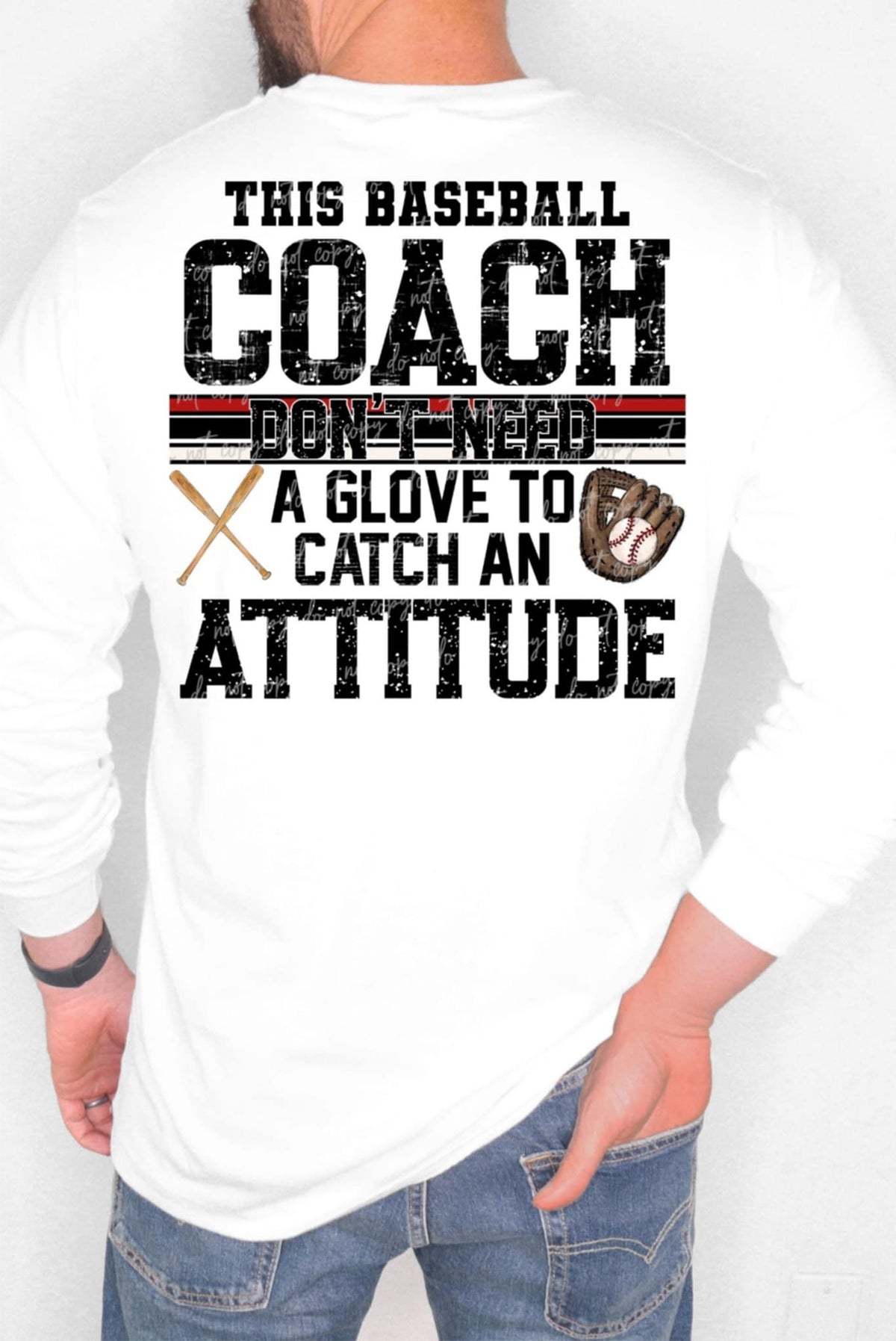 This baseball coach don’t need a glove to catch an attitude (VIRGO) 91081 DTF transfer