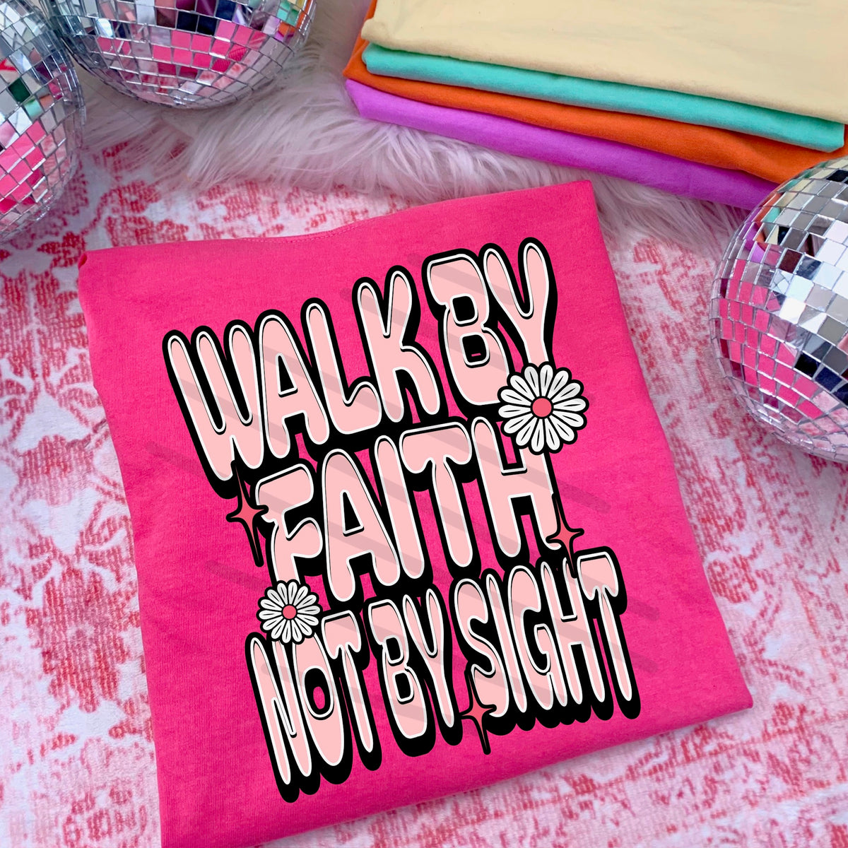 Walk By Faith not by sight (saved) 114424 DTF transfer