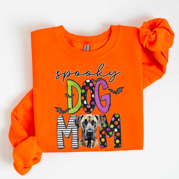 Spooky dog mom Great Dane 2 55482 DTF transfer