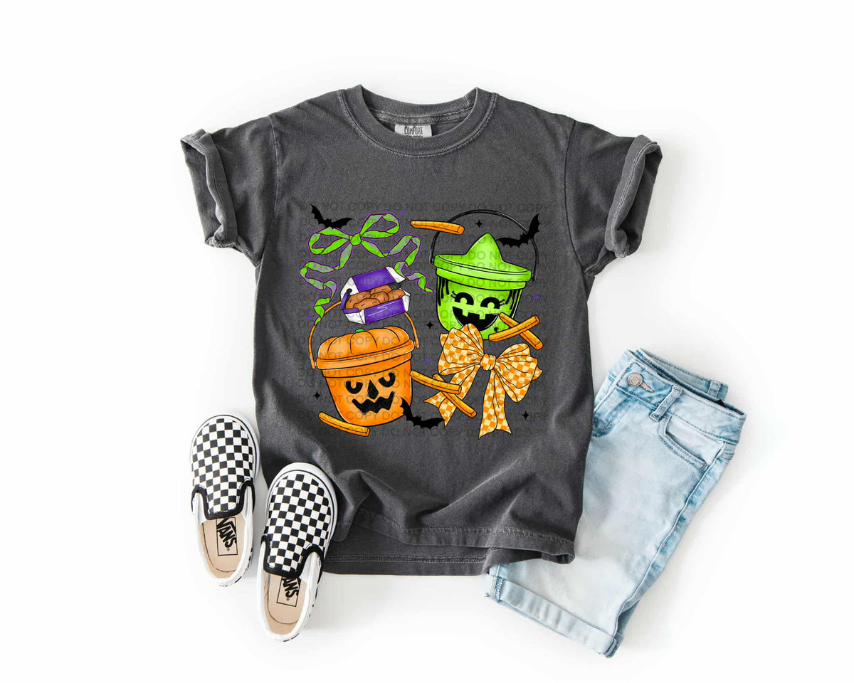 Halloween Buckets and chicken nuggets SCG DTF transfer