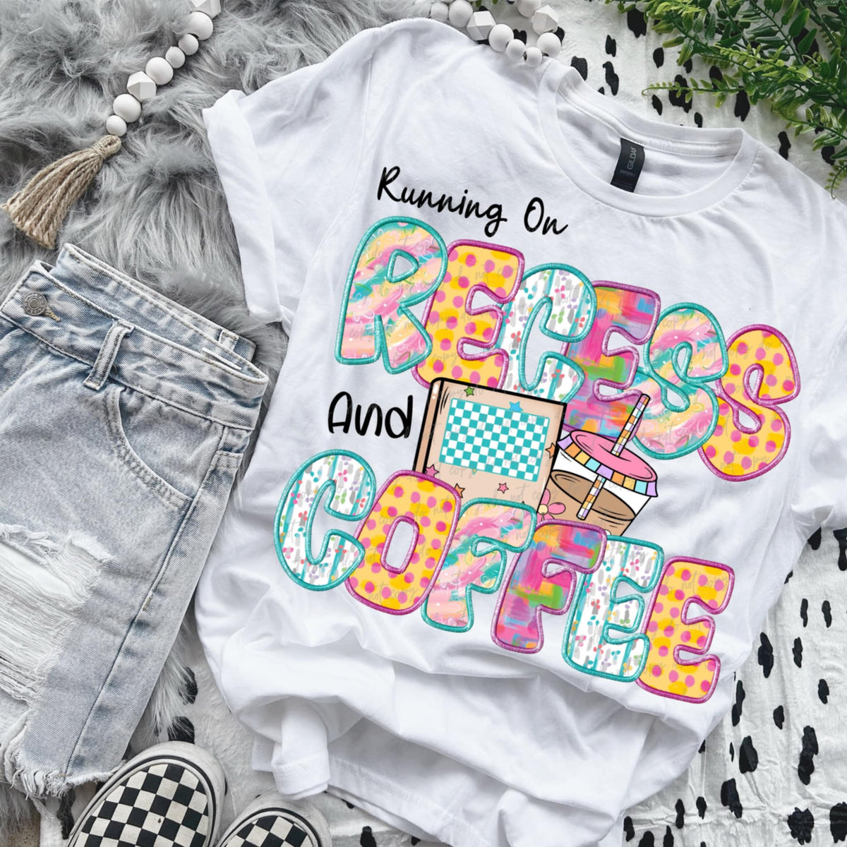 Running on recess and coffee (VIRGO) 96206 DTF transfer