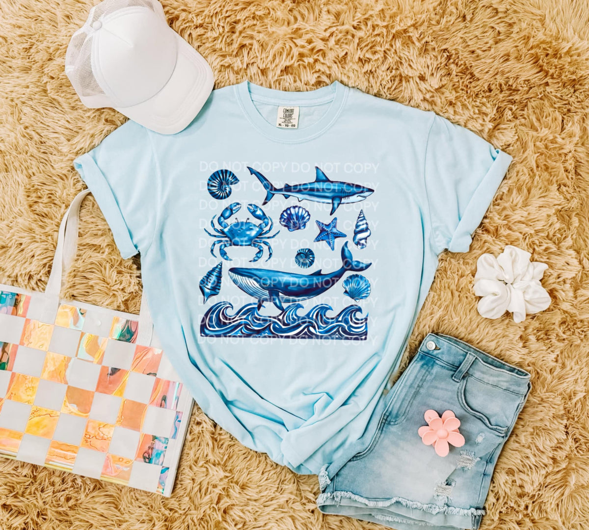 Ocean Life (scg) DTF transfer