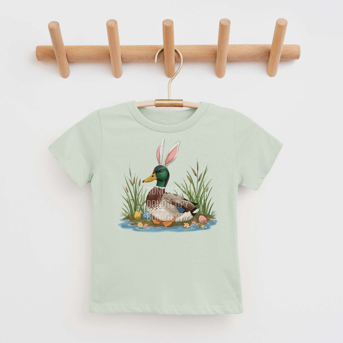 Duck with bunny ears (CSG) DTF Transfer