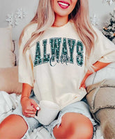 Always cold green sequin 73859 DTF transfer