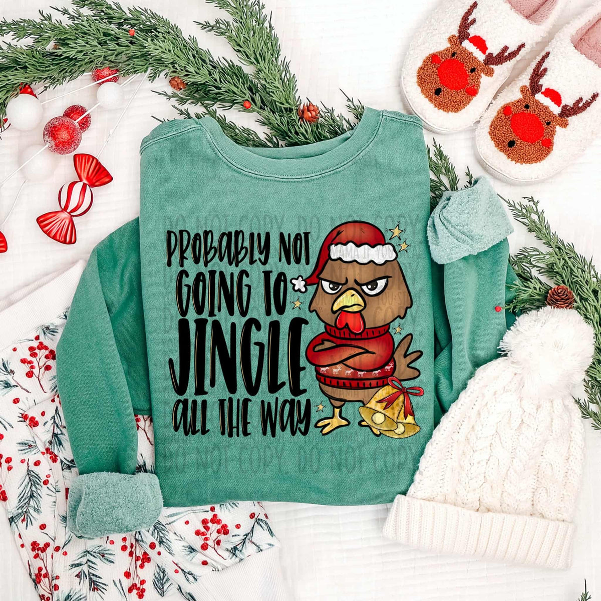 Probably not going to jingle all the way SWD DTF Transfer