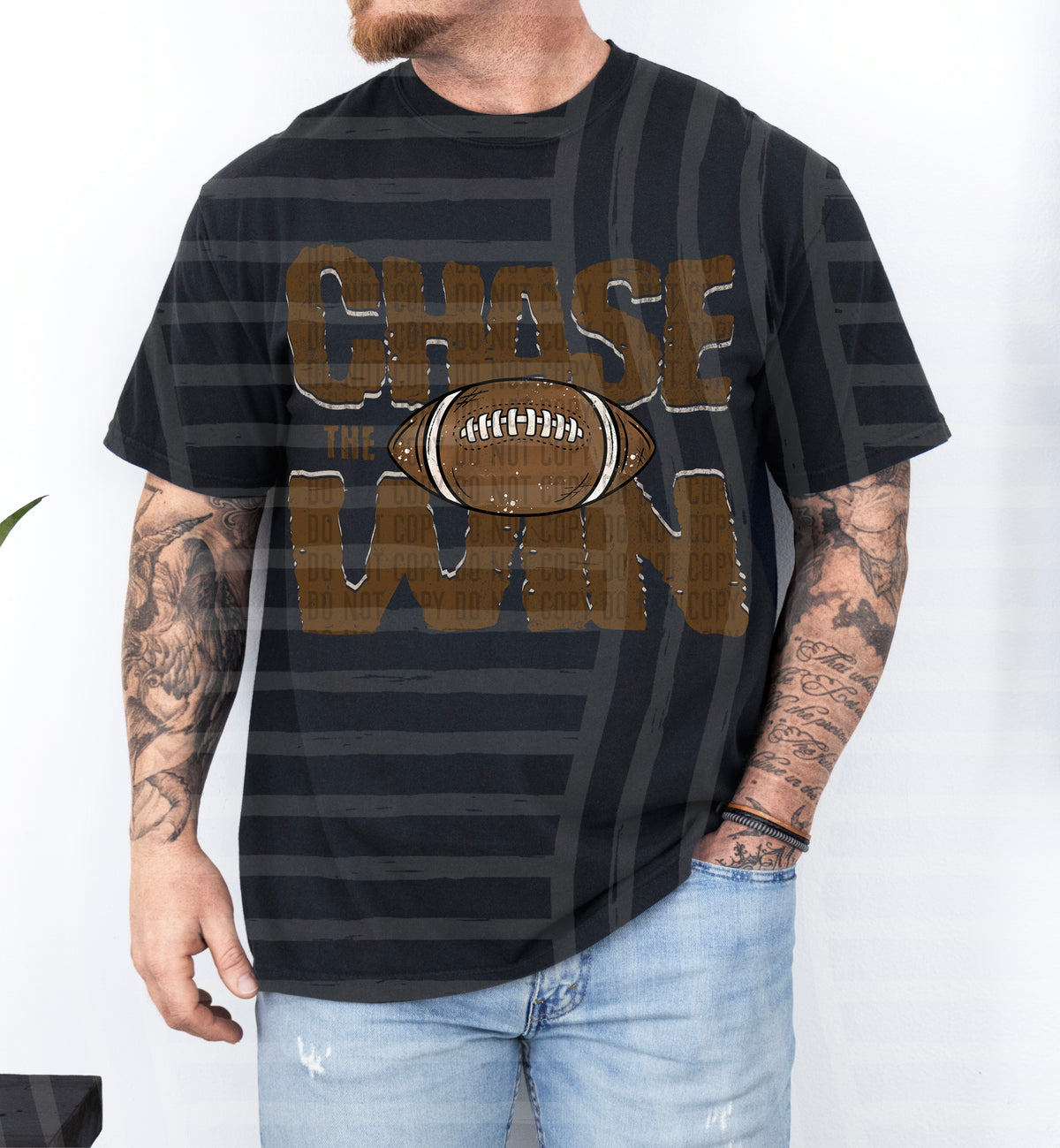 Chase the win football BROWN (Caplinger) DTF Transfer