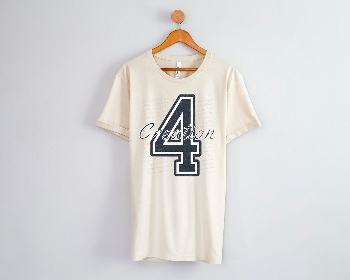 4 Creation Varsity (Front Print) 76974 DTF Transfer
