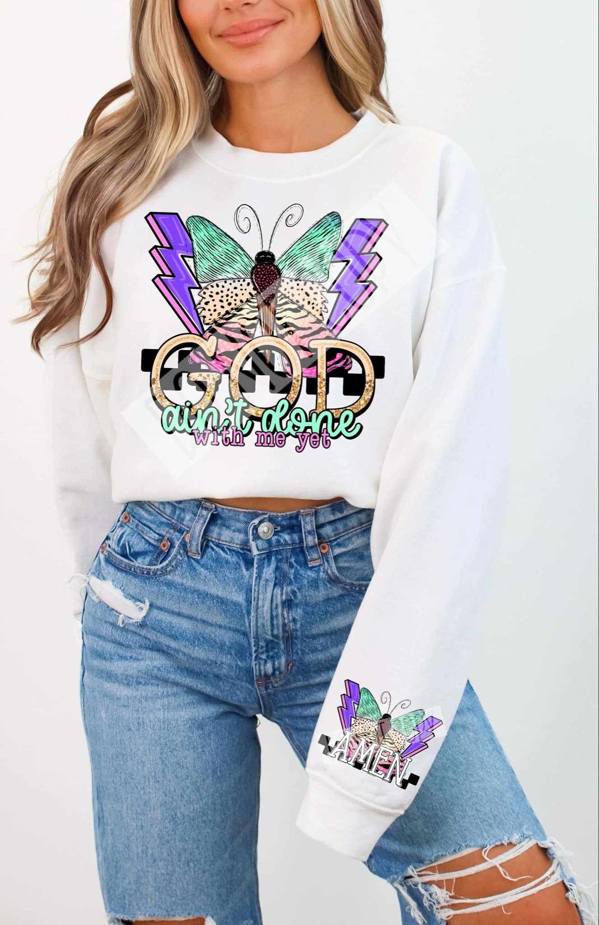God ain’t done with me yet FRONT 82705 DTF transfer