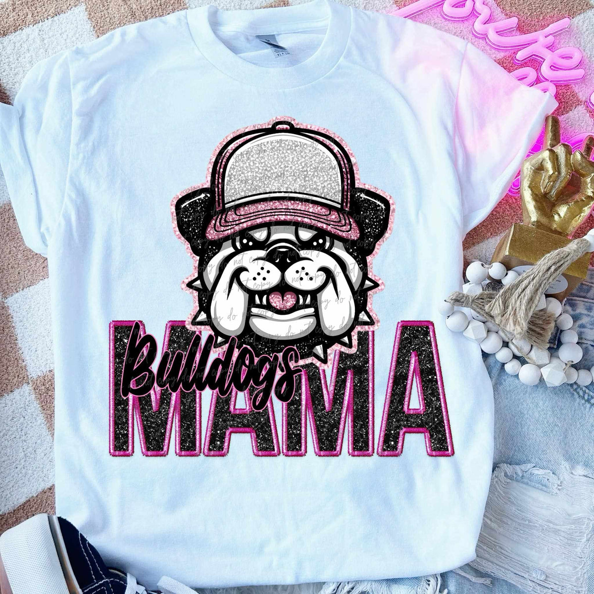 Bulldogs mama 53381 DTF transfers