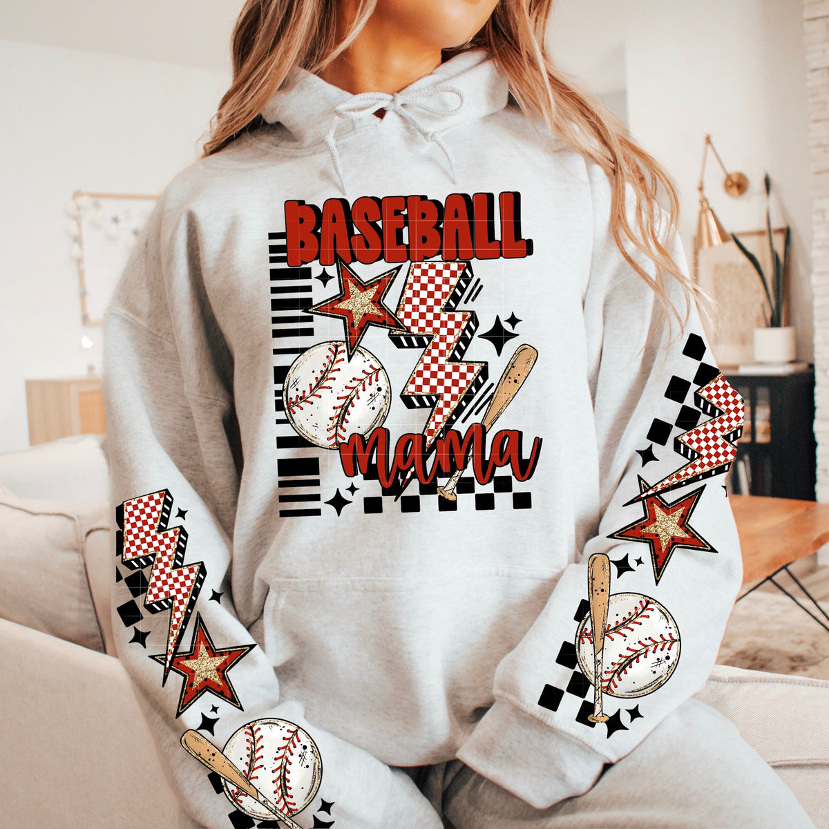 Baseball Mama (front only) CSC DTF transfer