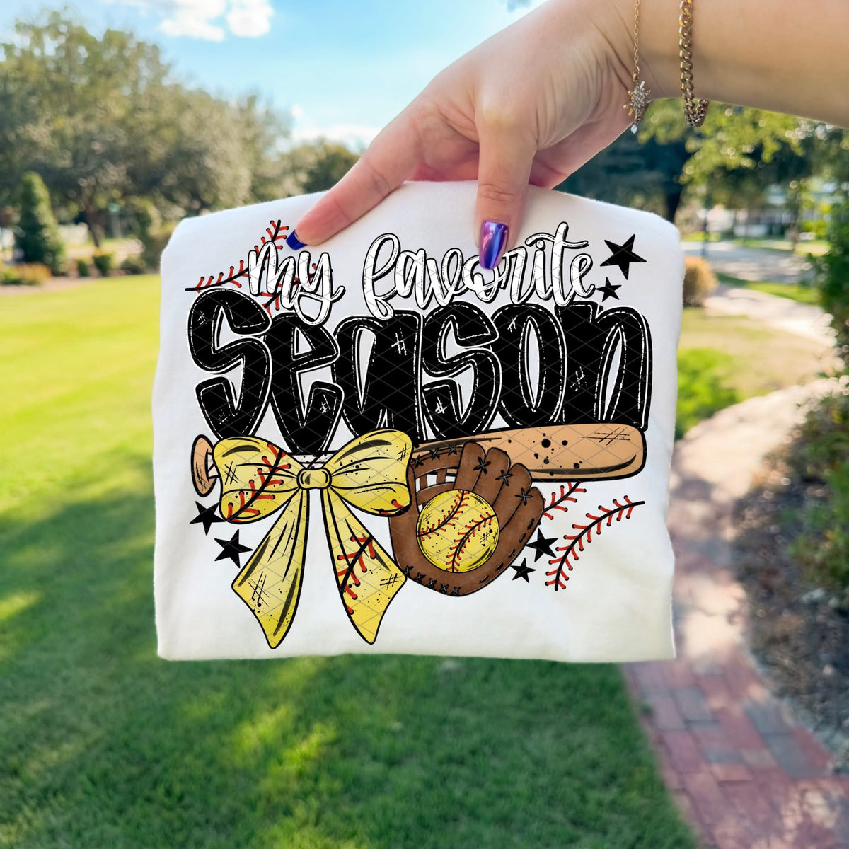My favorite season softball (SDD) DTF Transfer